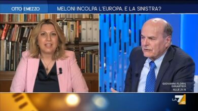 Pierluigi Bersani, lite in tv con la giornalista Bolloli a “Otto e mezzo”: che cosa è successo