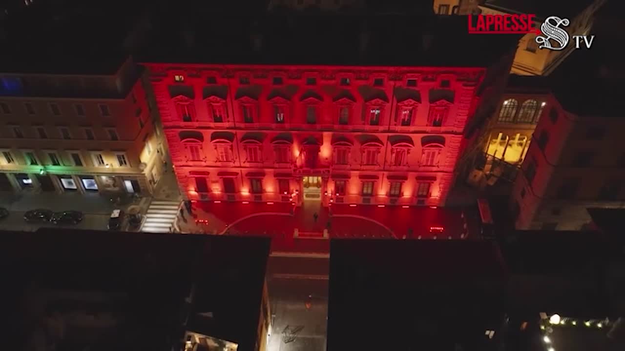 giornata mondiale della sclerosi multipla il senato si illumina di rosso da Lapresse.it giornata mondiale della sclerosi multipla il senato si illumina di rosso
