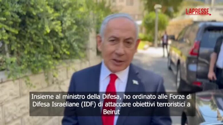 Libano, Netanyahu ordina di colpire Beirut: "Stiamo eliminando le roccaforti di Hezbollah"