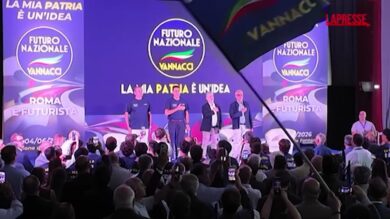 Vannacci, bagno di folla all’Eur per il primo evento romano di Futuro Nazionale
