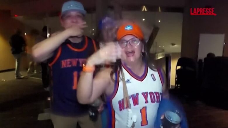 Nba Finals 2026, tifosi dei Knicks in delirio a New York dopo la vittoria contro gli Spurs