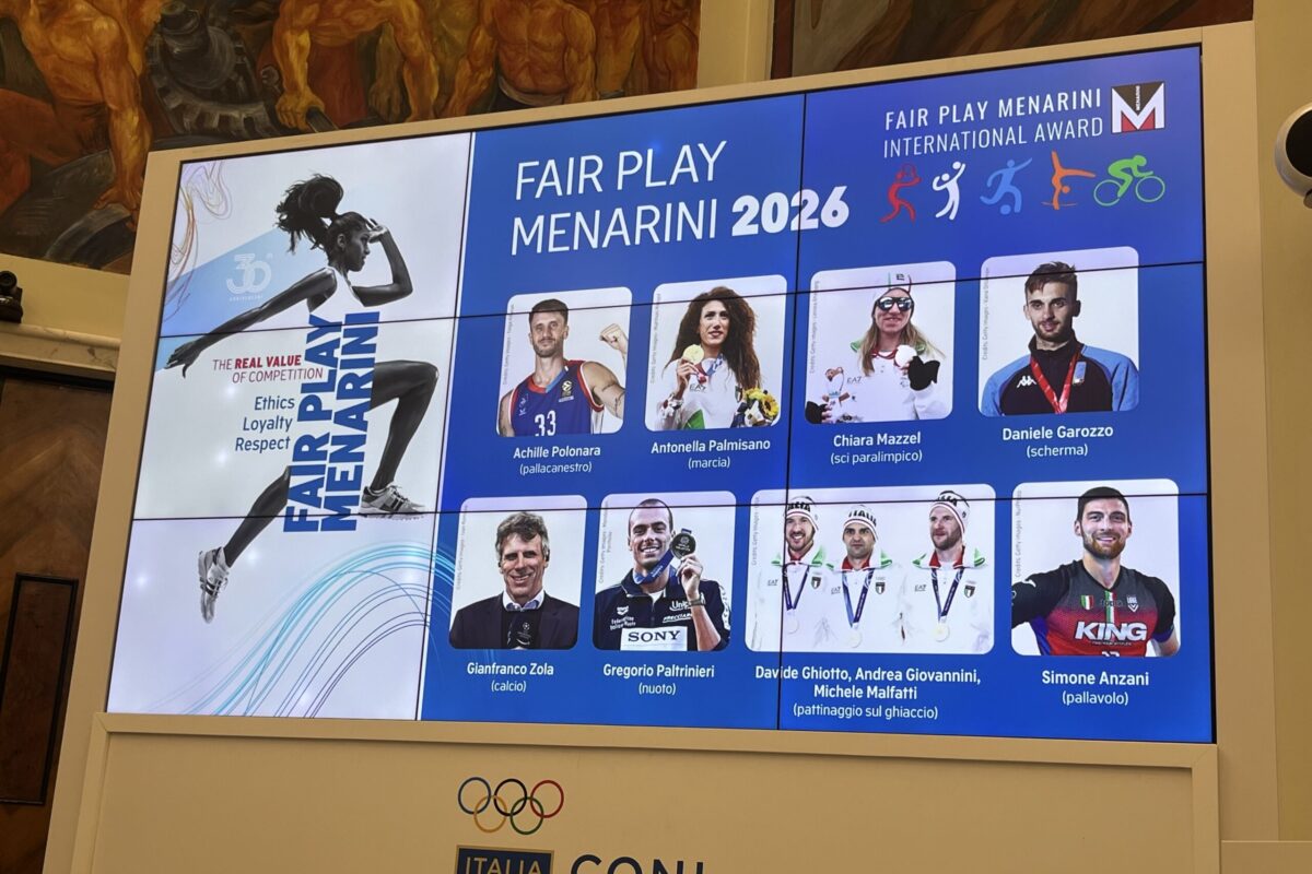 Premio Fair Play Menarini, Zola e Paltrinieri tra i vincitori