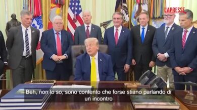 Ucraina, Trump: "Felice che Zelensky e Putin parlino di incontrarsi"