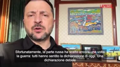 Ucraina, Zelensky: “Putin ha scelto ancora la guerra”