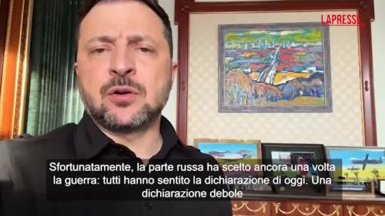 Ucraina, Zelensky: “Putin ha scelto ancora la guerra”