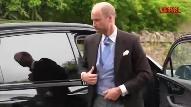 William e Kate al matrimonio del figlio della principessa Anna