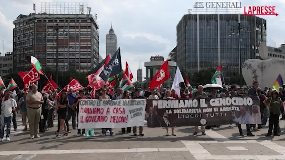 A Milano la manifestazione per la Palestina contro la guerra e il genocidio