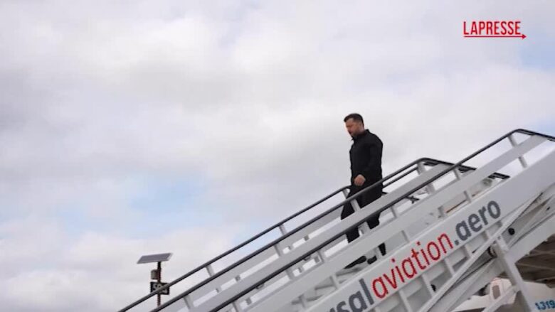 Regno Unito, l'arrivo di Zelensky per l'incontro con i Volenterosi