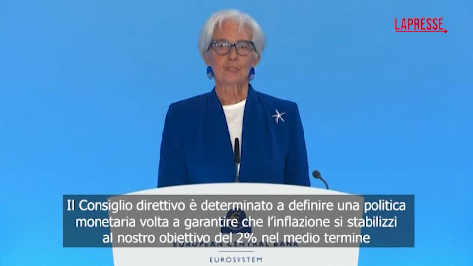 bce alza i tassi di interesse di 25 punti base l annuncio di lagarde da Lapresse.it bce alza i tassi di interesse di 25 punti base l annuncio di lagarde