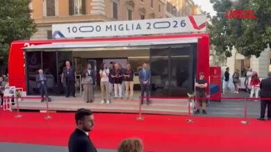 Roma, la celebre Mille Miglia per le vie del centro