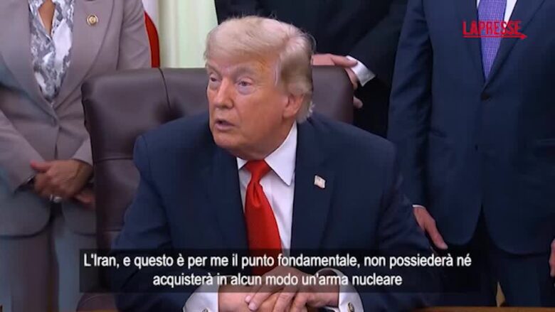 Iran, Trump annuncia l'accordo: "Teheran non avrà armi nucleari, presto la firma"