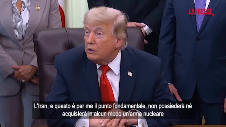 iran trump annuncia l accordo teheran non avr224 armi nucleari presto la firma da Lapresse.it iran trump annuncia l accordo teheran non avr224 armi nucleari presto la firma