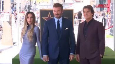Los Angeles, Beckham riceve la stella sulla Hollywood Walk of Fame