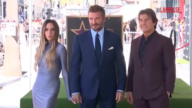 Los Angeles, Beckham riceve la stella sulla Hollywood Walk of Fame