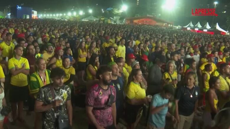 Mondiali 2026, migliaia a Copacabana per vedere Brasile-Marocco