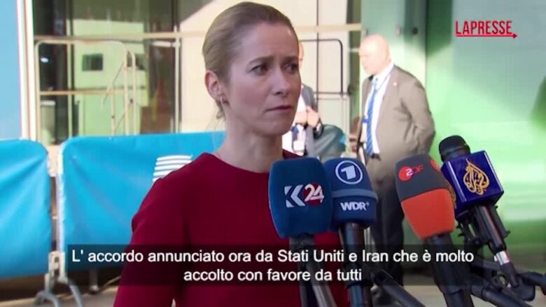 Accordo Usa-Iran, Kallas: “Speriamo nella firma venerdì”