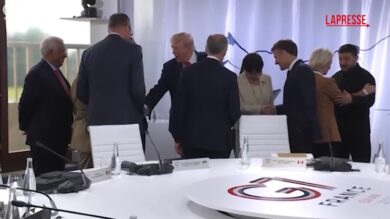 G7, tutti i leader riuniti a Evian