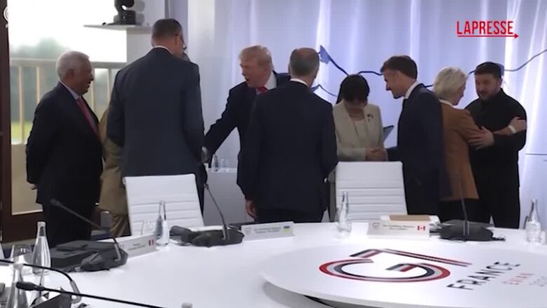 G7, tutti i leader riuniti a Evian