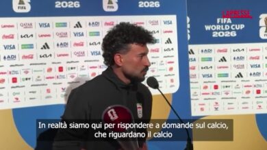 Fischi all’inno dell’Iran ai Mondiali 2026, Rezaeian: “Se c’è un problema da affrontare, è affar nostro”