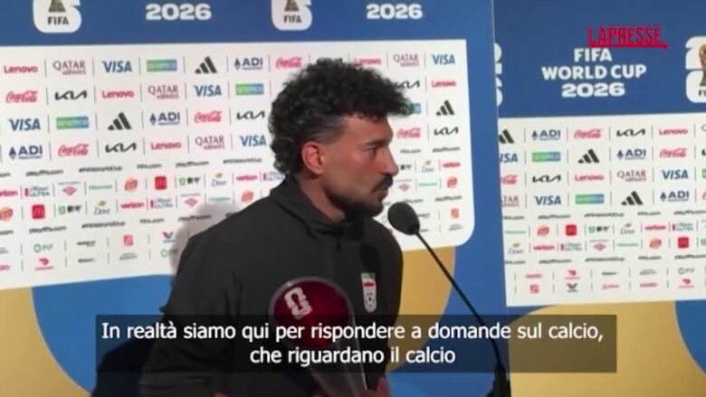 Fischi all’inno dell’Iran ai Mondiali 2026, Rezaeian: “Se c’è un problema da affrontare, è affar nostro”