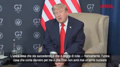 Iran, Trump: "Unica cosa che conta è che Teheran non abbia mai un'arma nucleare"