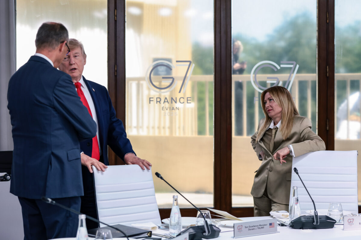 G7 a Evian, Trump-Meloni: battute e dialoghi dopo settimane di freddezza per rilanciare l’asse Usa-Italia