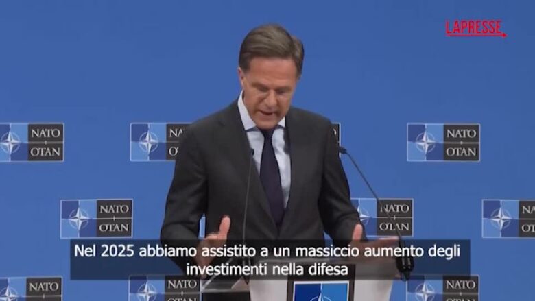 NATO, Rutte: "Alleati europei e Canada hanno investito 90 miliardi di dollari in più nella difesa, aumento sbalorditivo"