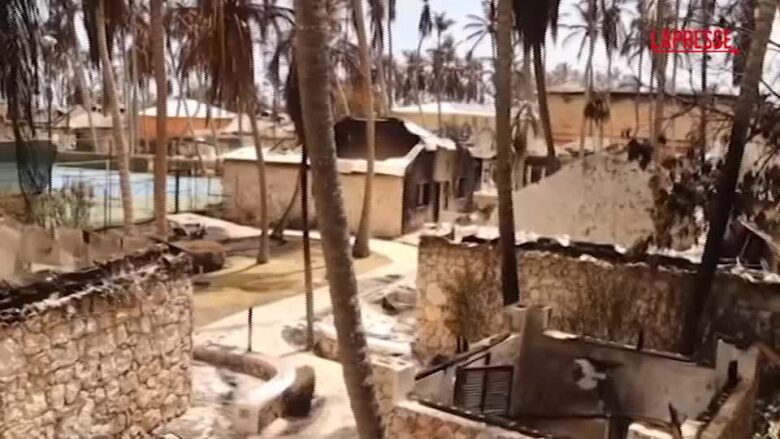 Santo Domingo, le immagini del resort distrutto dall'incendio