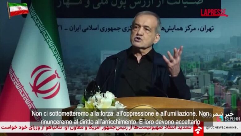 Iran, Pezeshkian: "Non rinunceremo all'arricchimento dell'uranio"