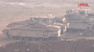 Libano, le immagini dalla linea di confine con Israele