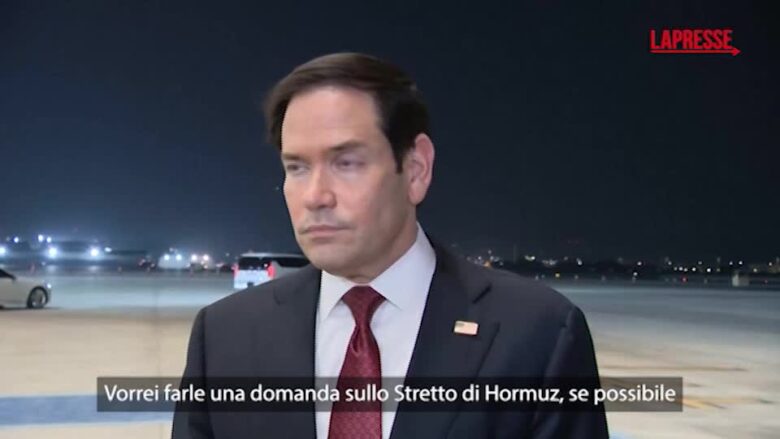 Iran, Rubio: “Non accetteremo pedaggi o tariffe nello Stretto di Hormuz”