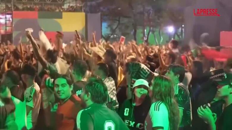 Mondiali 2026, terza vittoria per il Messico: nella capitale la festa è grande