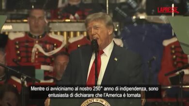 Usa, Trump: "Sono entusiasta di dichiarare: l'America è tornata"