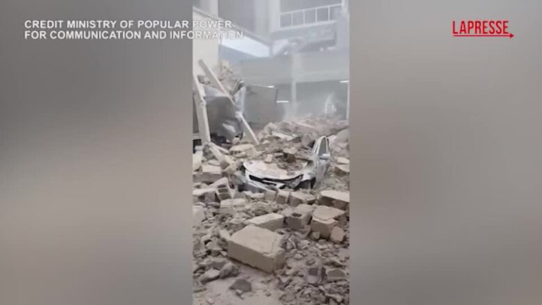 Terremoto in Venezuela, danneggiato l'edificio della televisione VTV a Caracas