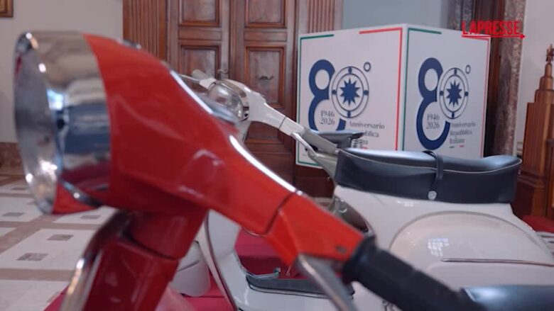 La Vespa compie 80 anni, Meloni riceve i vertici Piaggio