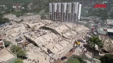 Terremoto in Venezuela, un drone mostra dall'alto la devastazione a La Guaira