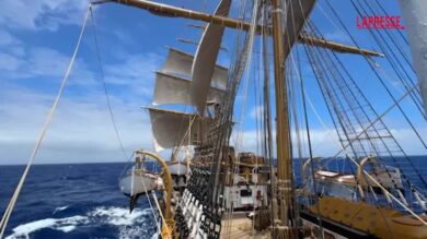 Usa, l'Amerigo Vespucci arriva a Baltimora per le celebrazioni del 250esimo anniversario