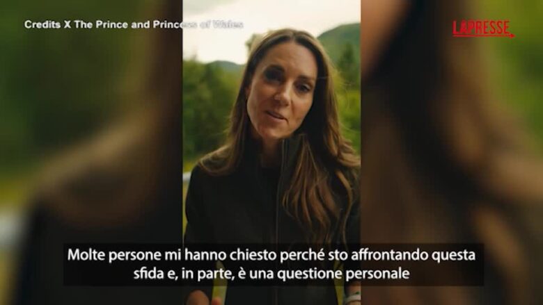 Kate Middleton scala tre montagne: il video messaggio della principessa