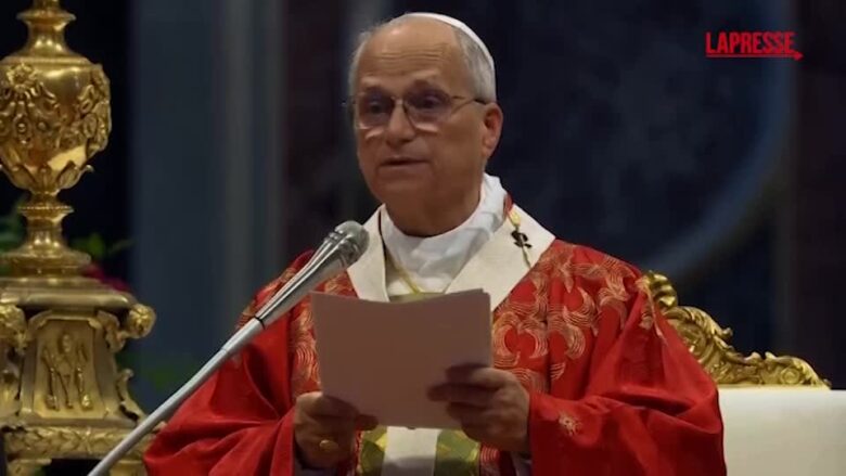 Papa Leone XIV presiede messa Santi Pietro e Paolo con l’imposizione dei palli