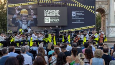 Sicurezza sul lavoro, il concerto a Milano dell’Orchestra Sinfonica per Ats