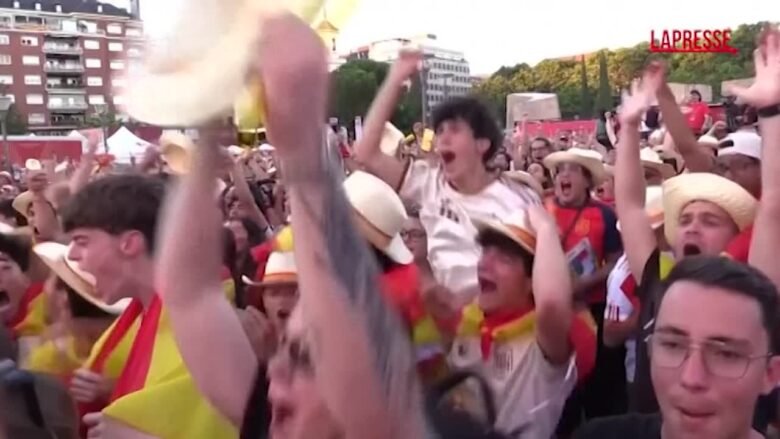 Mondiali, Spagna-Austria 3-0: a Madrid esplode la gioia dei tifosi