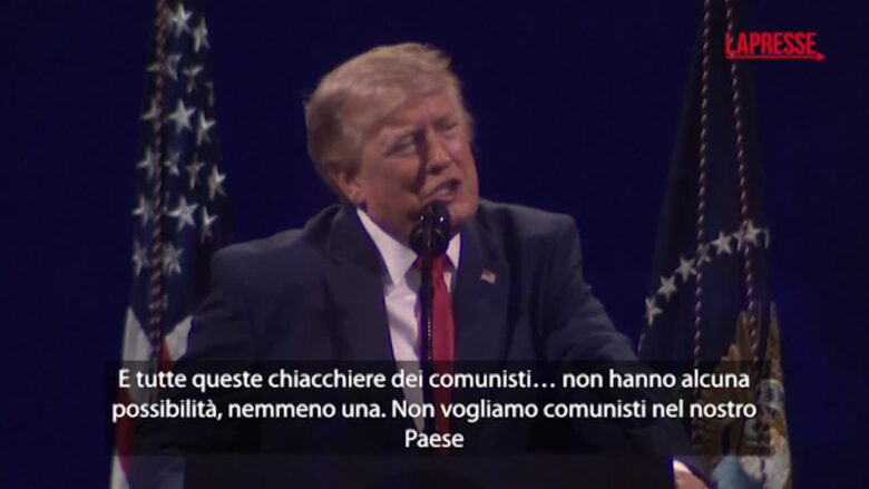 Usa, Trump attacca il comunismo: "Cancro da estirpare"