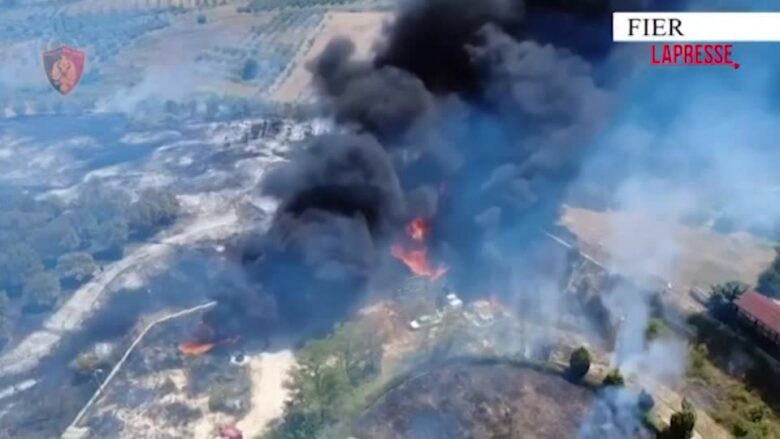 Albania, emergenza incendi nelle zone boschive del Paese