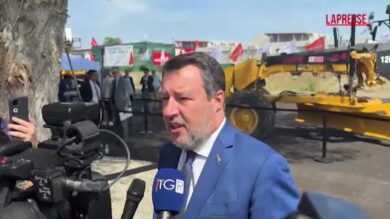 Salvini sui lavori dell'AV: "Tre giorni di disagio per avere alta velocità più moderna e puntuale"