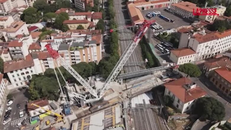 Al via lo svaro del Ponte al Pino a Firenze: le immagini dei lavori