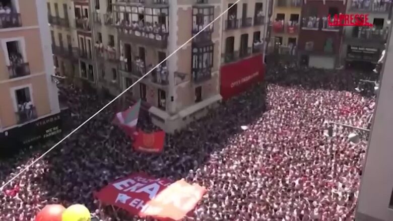 Spagna, a Pamplona esplode la festa di San Fermin