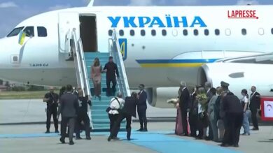 Vertice Nato, l'arrivo di Zelensky ad Ankara