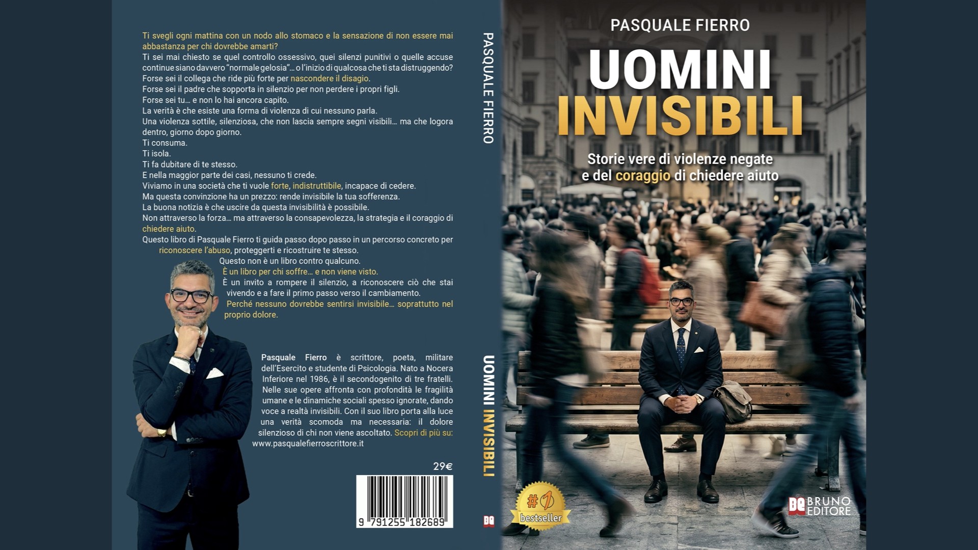 uomini invisibili il libro di pasquale fierro che affronta il lato nascosto della violenza domestica da Lapresse.it uomini invisibili il libro di pasquale fierro che affronta il lato nascosto della violenza domestica
