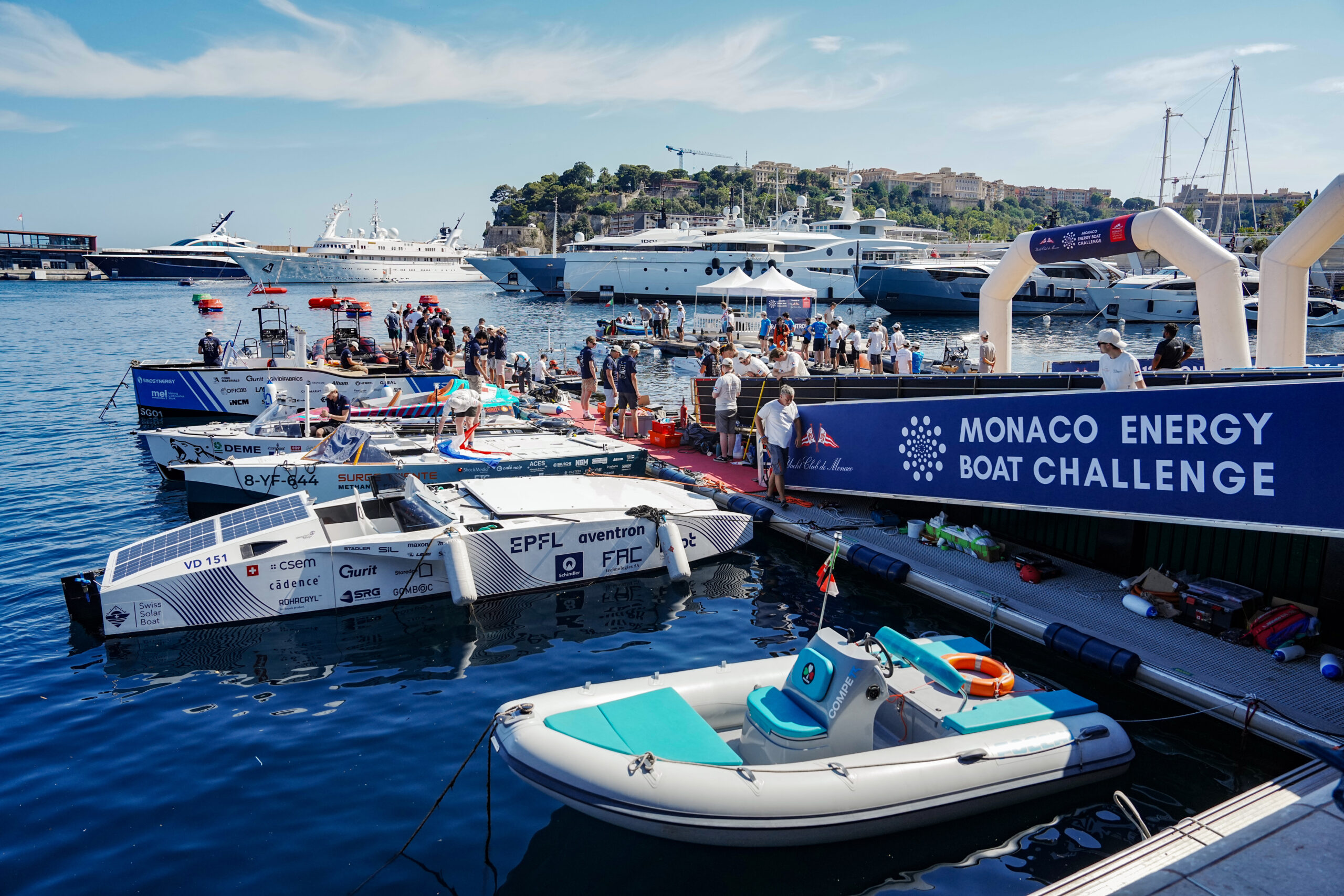 Yacht Club de Monaco, al via la Monaco Energy Boat Challenge: 54 team in gara per la nautica del futuro