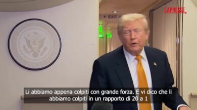 Iran, Trump: "Li abbiamo colpiti con grande forza"